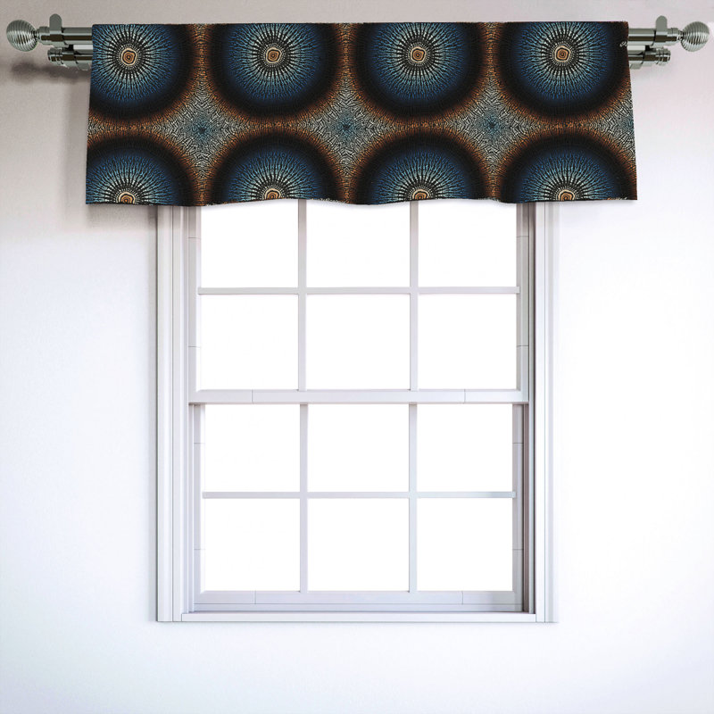Sateen Ruffled Window Valance