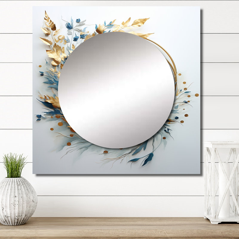 Saniveieri - Miroir carré mural pour salle de bain, 23 po x 23 po