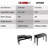 5 Core Duet Piano Bench 3.5 Inch Padded Cushioned Stool Wooden Heavy Duty Musician Chair w Storage-107558407