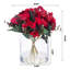 Renoncule artificiel dans un vase en verre-1092759110