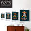 «Bright Day of the Dead I», reproduction encadrée - bois massif-1573823383-1573823381