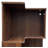 Corner Bookshelf With Drawers,4-Tier Corner Bookshelf Bookcase With Baffle, Freestanding L Shaped Display Shelf Stand With Led Lights For Home Office, Living Room, Bedroom, Kitchen-168056375