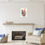 «Ba-032», impression de flamant tropical moderne sur toile par LSR Design Studio-93960598