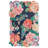 Jardin Hand Tufted Wool/Cotton Floral Rug in Pink/Navy-97707247