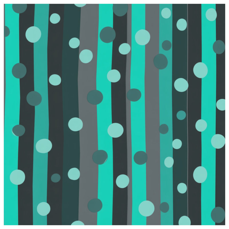 Rideaux à pois, voilages et voilages à pois - 1 panneau, Blockout, 50" x 80" - 1 Panel