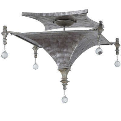Capiz Semi Flush Mount