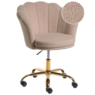 Beliani MONTICELLO Boucle Office Chair