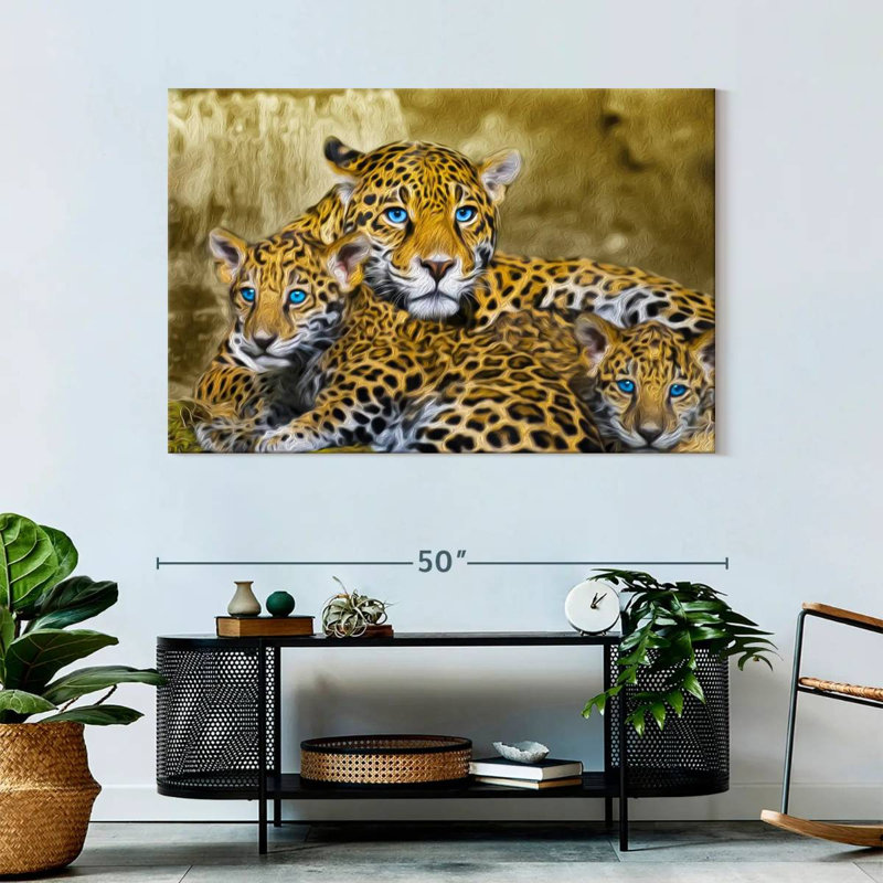 Famille Brampt Jaguar, H 32 po x l 48 po