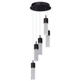 Luminaire rectangulaire en grappe 5 lumières del Maliana