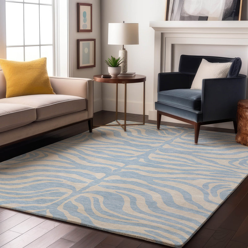 Premium Machine Washable Kian AMF1042 Animal Print Rug, Rectangle 9' x 12'