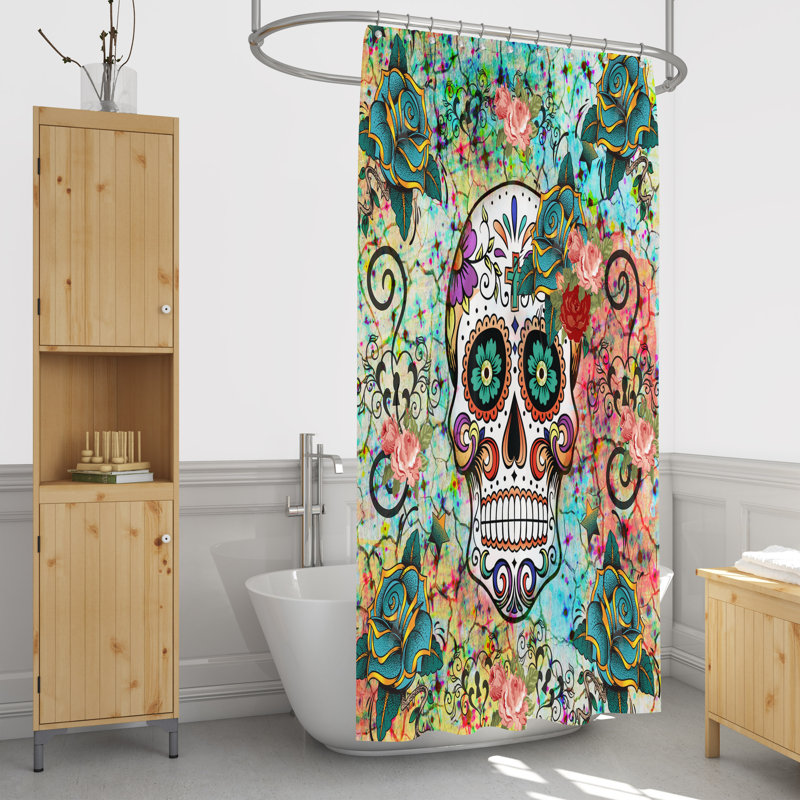 Rideau de douche simple, H 70 po x l 83 po