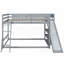 Lit superposé double au dessus d'un lit double (L 95,5 po x l 76,7 po x H 58,3 po) sans sommier, solide et amp; Durable-998784837