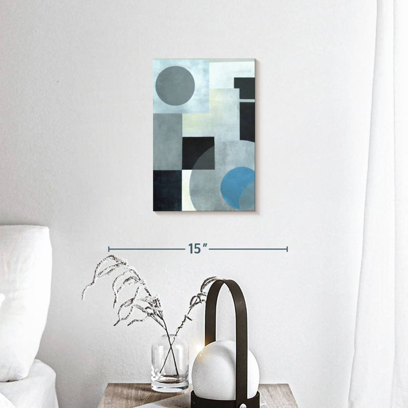 Charles Overlapping Shapes IV, 12" H x 8" W