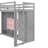 Wood Loft Bed With Wardrobe-999532664-999532667
