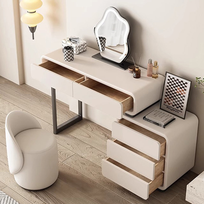 Makeup Vanity with Light mirror,5 drawers