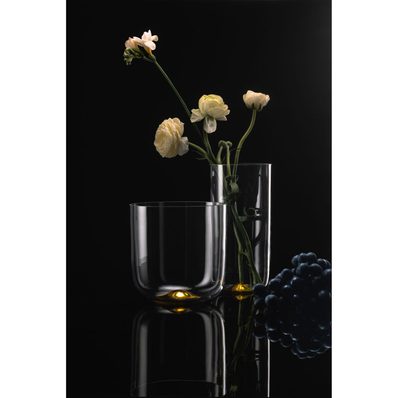 Dardy Crystal Table Vase, Gold 