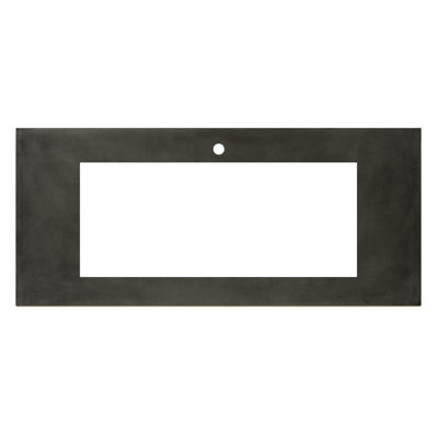 Plateau de meuble-lavabo simple 48,5 po Trough