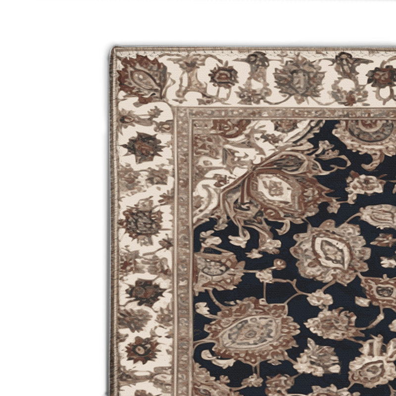 Tapis d'intérieur et d'extérieur gris Persian, Rectangulaire 2 pi x 3 pi