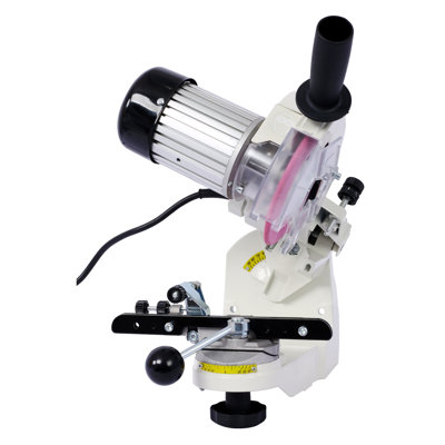 Professional Multi-Angle Adjustable Chainsaw Chain Sharpener Grinder, Gray