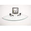 Tablette d'angle en verre-67637684