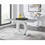 Scottsmoor Modern High Gloss & Glass Dining Table Set - 6 Luxury Modern Dining Chairs-671088396