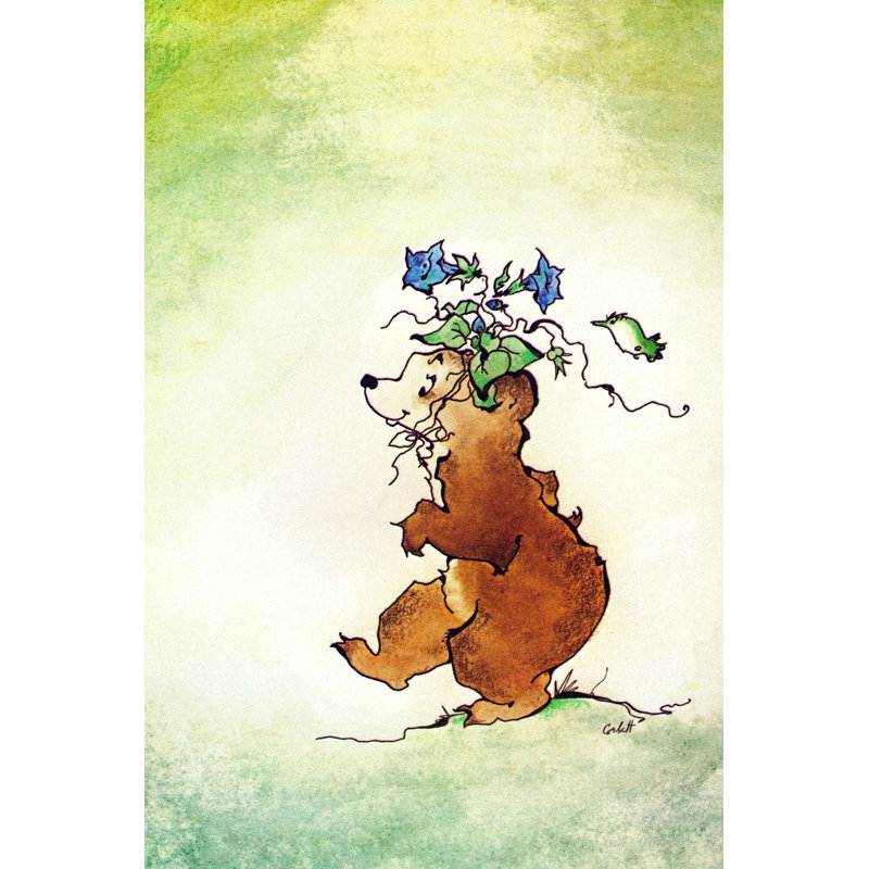 Bear by Curtis - Wrapped Canvas Print, 61 cm H x 41 cm W