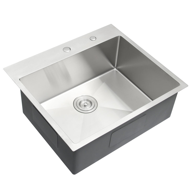 Évier de cuisine encastrable 25 po L x 22 po avec accessoires
