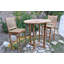 Avalon Outdoor - Piece Teak Bar Height Dining Set