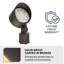 Lumière d'accent WAC à couleurs RVBWW-98587904