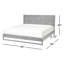 Lit plateforme en bois massif Terrance King-1481386861