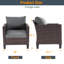 Chaise de patio avec coussins Norrington (ensemble de 2)-1084748937