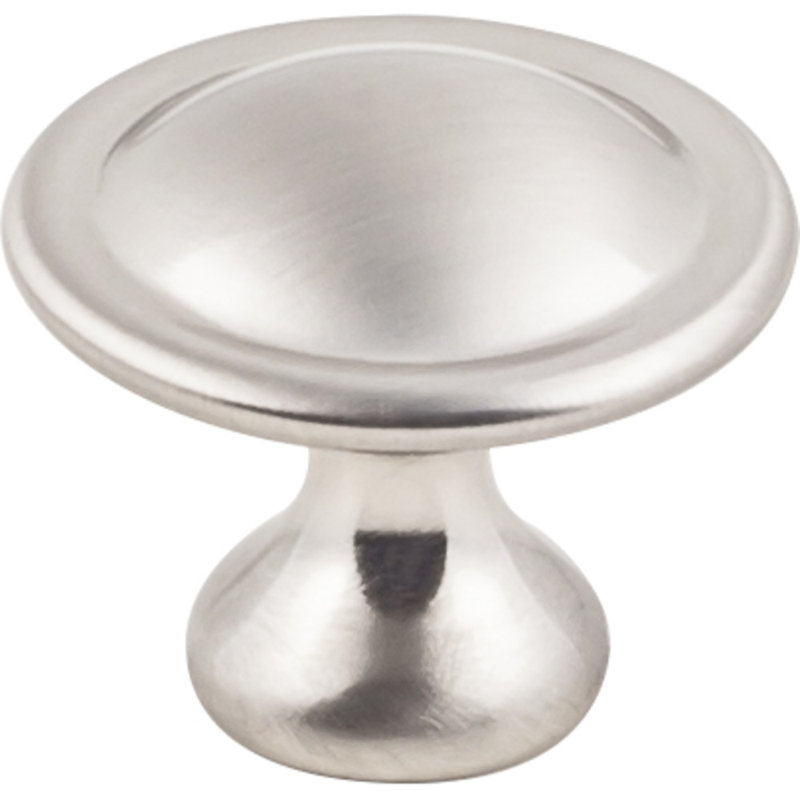 1 1/8" Diameter Mushroom Knob Multipack, Satin Nickel