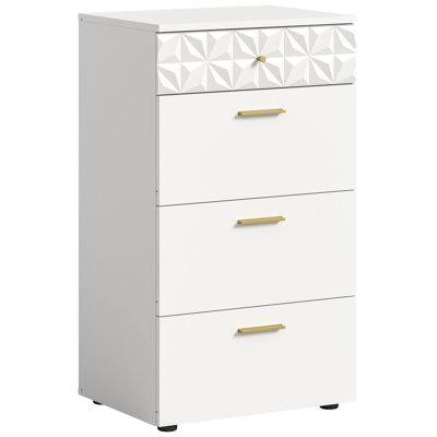 Prisma Particle Board Rectangle Accent Cabinet