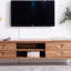 Meuble télé rétro en bois massif