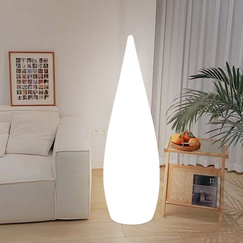 Lampe sur pied en PE de style crème, 31.5"