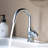 Circular Single Hole Bathroom Faucet with Drain Assembly-63898566
