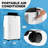 AIRO COMFORT 8000 BTU Portable Air Conditioner for 350 Square Feet with Remote Included