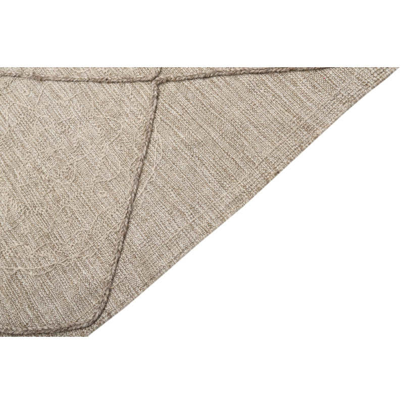 Tapis gris clair 5 x 8 Petrella