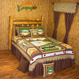 Gone Fishing Traditional Cotton Floral Quilt
