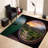 Abstract Geometric Design Printed Rug with Vibrant Colors Ideal for Living Room or Bedroom Decor Enhancing Modern Interiors-128732840