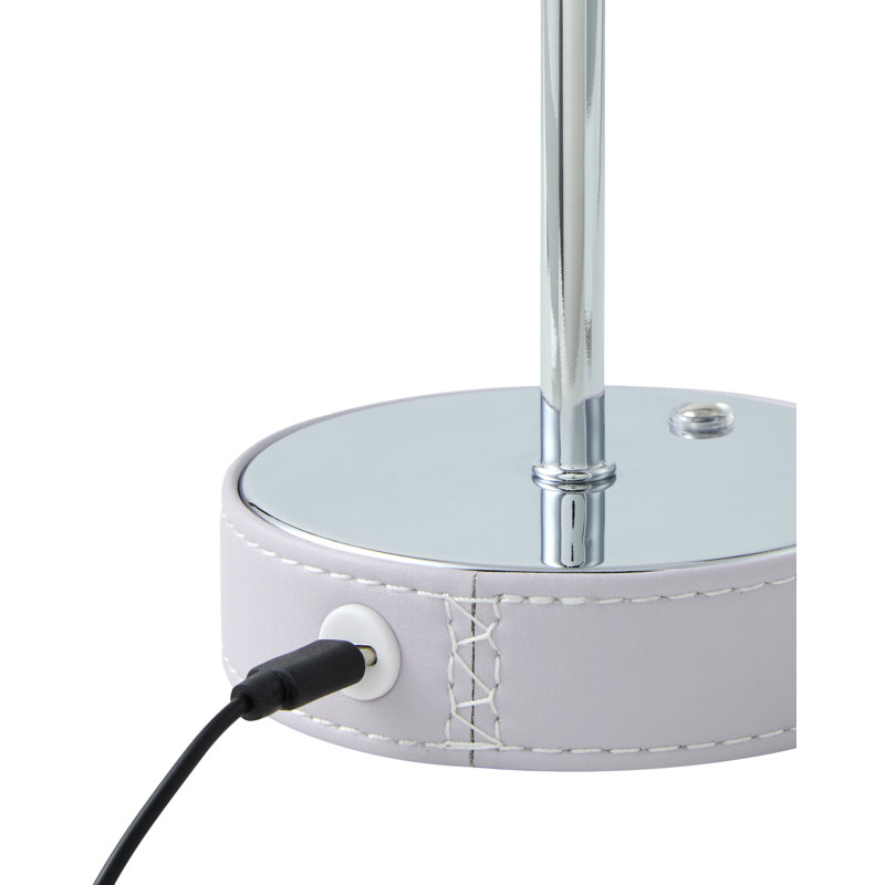 Lampe de table à DEL intégrée Buntin, Rose