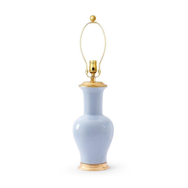Table Lamp, Light Blue