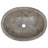 Sink Gray Marble 20.9 x 15.7 x 5.9 in Rectangular Countertop Wash Basin
