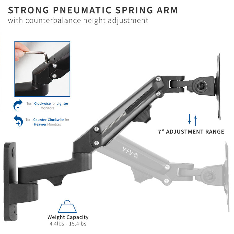  VIVO Single Monitor Height Adjustable Counterbalance