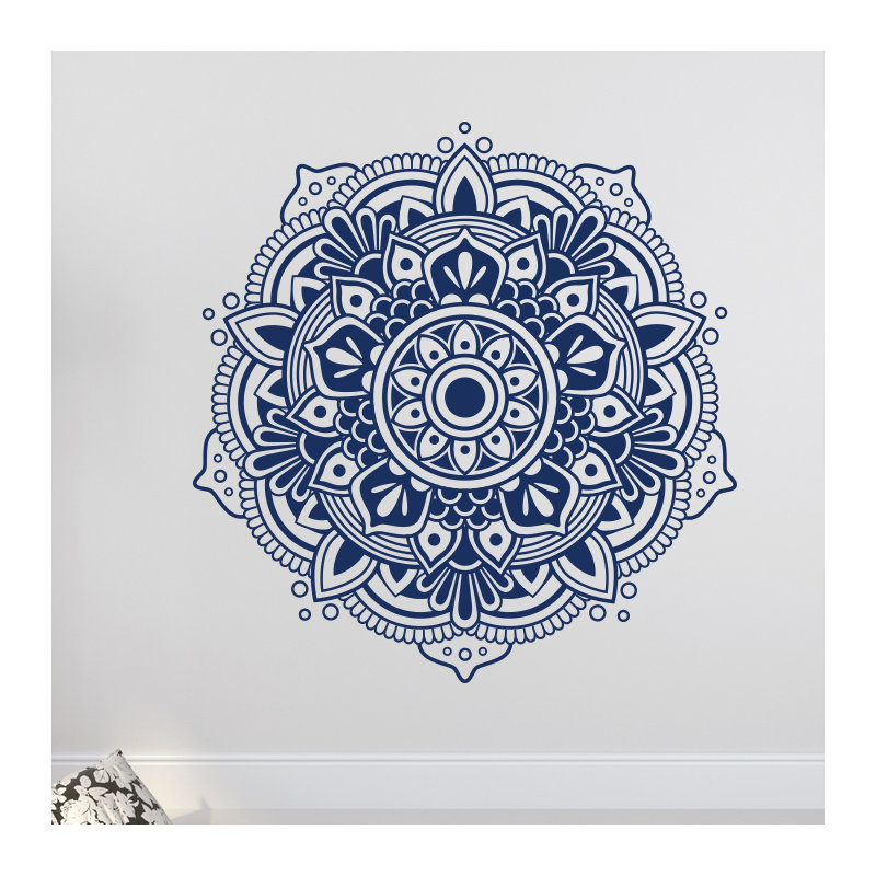 Décalcomanie murale bohémien Buller, Bleu marine