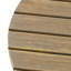 Outdoor 16" Acacia Wood Side Table