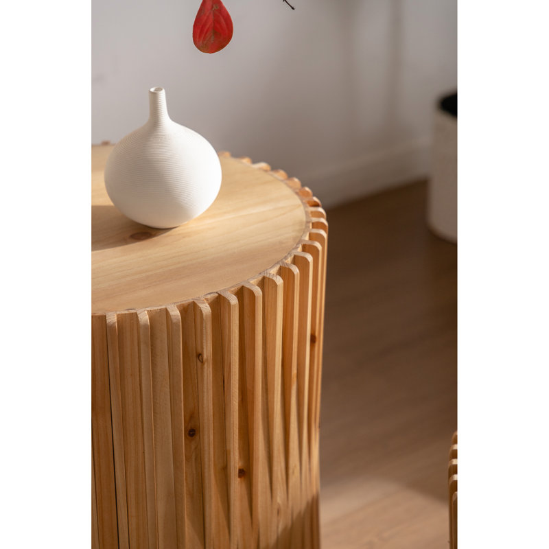 Ensemble de tables basses rondes (deux pièces)
