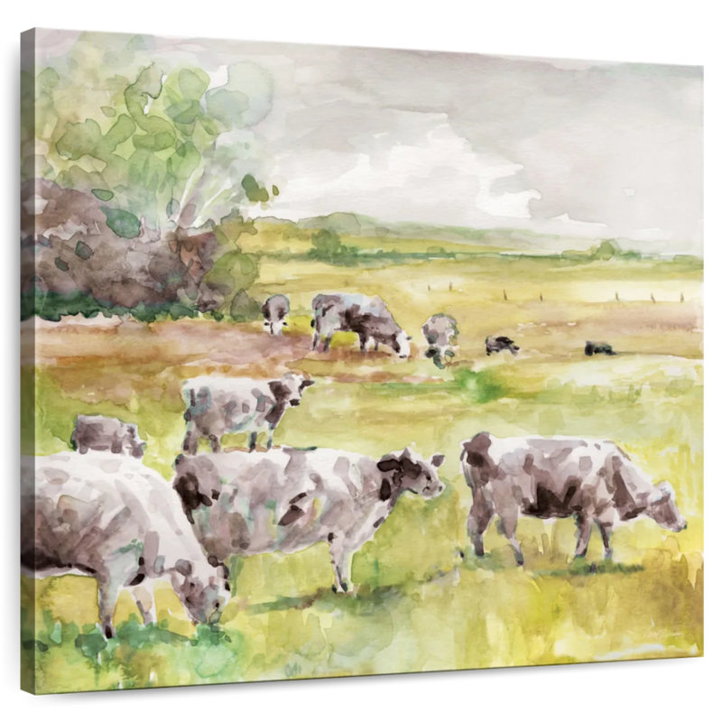Spring Herd, 16" H x 16" W