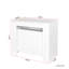 Console extensible, 118,50 po, blanc, pratique pour les salles d'étude, matériaux de bureau multifonctionnels, option d'économie d'espace-285497041