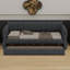 Smart Upholstered Platform Bed With USB Convenience And Trundle Storage-1944217264